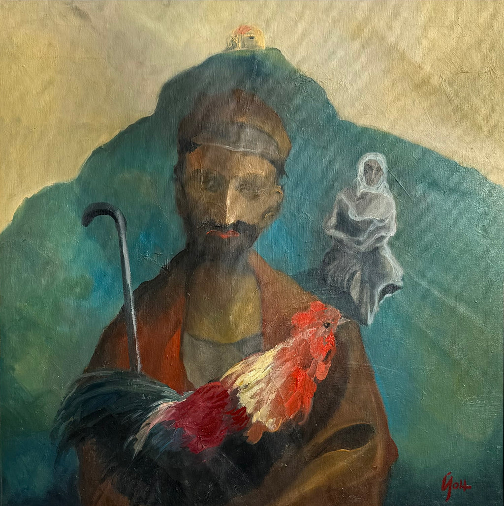 Здравко Йончев - "Пейзаж с петел" Картиан  Arteostudios